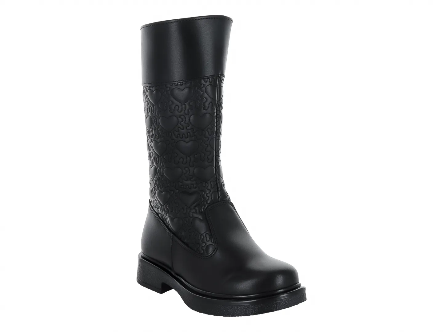 Botas Yuyin 23481  Negro Para Niña